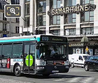 Paris RATP bus 69 Place Edmond-Rostand