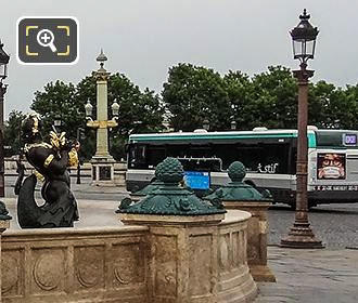 Paris RATP bus Place de la Concorde