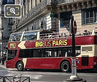 Paris BigBus Rue Auber