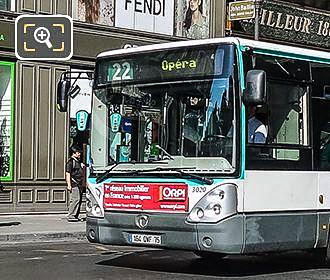 Paris bus 22