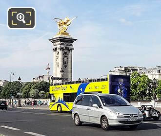 Paris OpenTour bus Pont Alexandre III