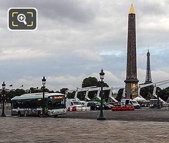 Paris RATP bus Luxor Obelisk