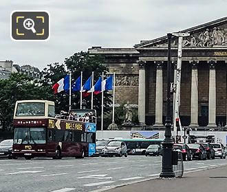 Paris BigBus tour Palais Bourbon