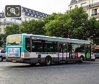 Paris RATP bus Place du Trocadero