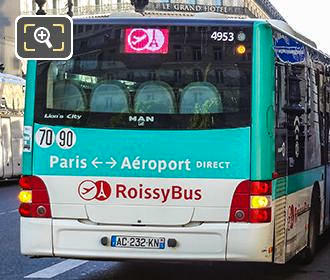 Paris RATP 352 RoissyBus Rue Scribe