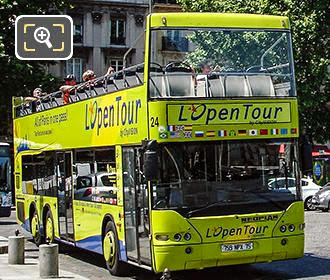 Paris Open Tour bus Bastille Square