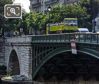 Paris Open Tour bus on Pont du Sully