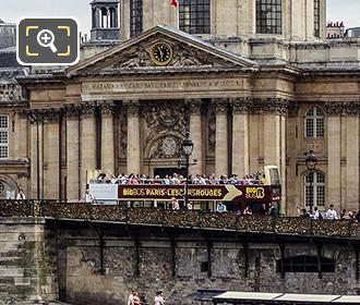 Paris BigBus tour bus Institut de France