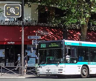 Paris RATP bus Brioche Doree Boulevard Saint-Michel