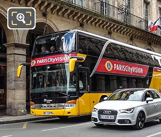 Paris City Vision bus Rue des Pyramides