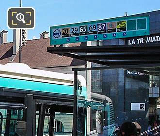 Paris RATP bus 65 stop Place de la Bastille