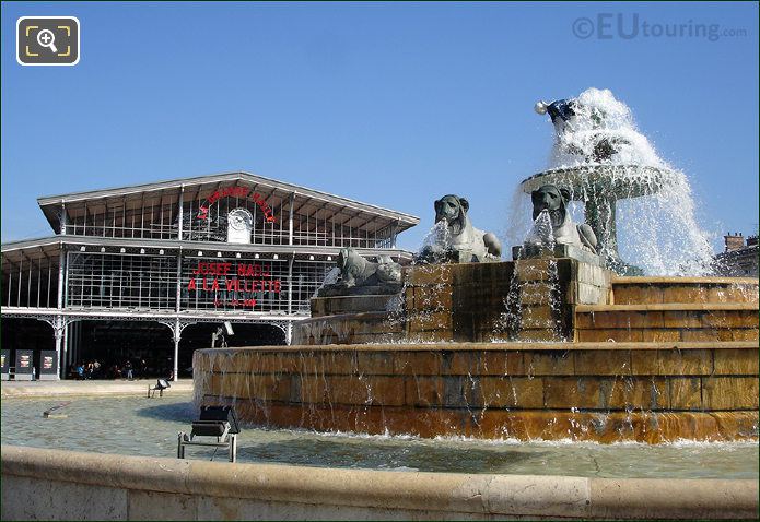 Parc de la Villete water fountain