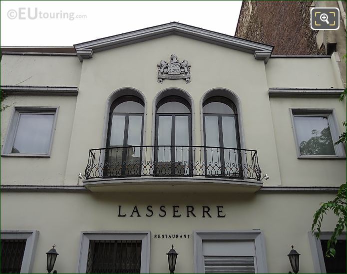 First Floor Balcony On Lasserre Gourmet Restaurant