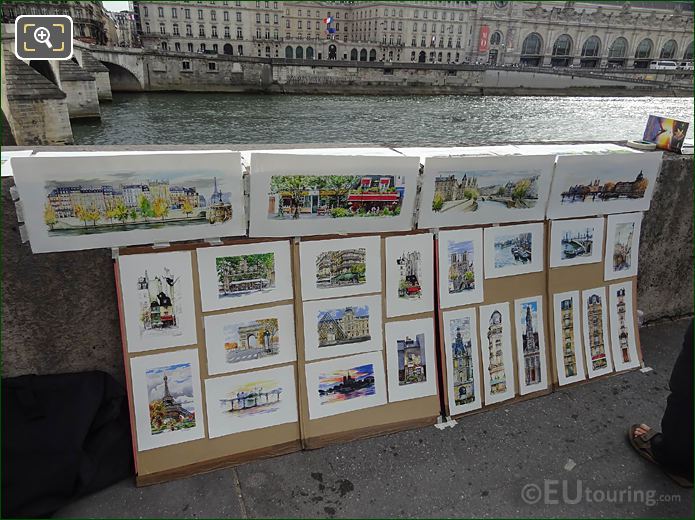 Paintings for sale Quai des Tuileries Paris