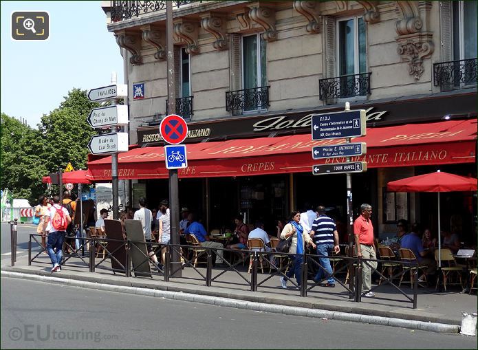 Italian restaurant in Paris