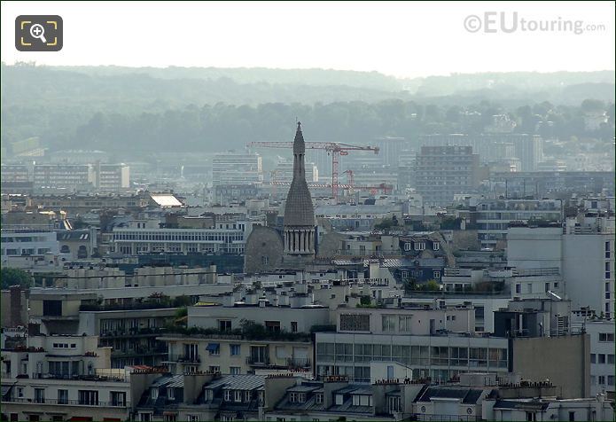 Paris roof tops and steeple