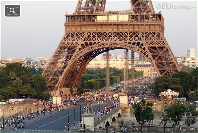 Pont d'Iena and Eiffel Tower