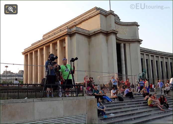 Photographers at Palais Chaillot