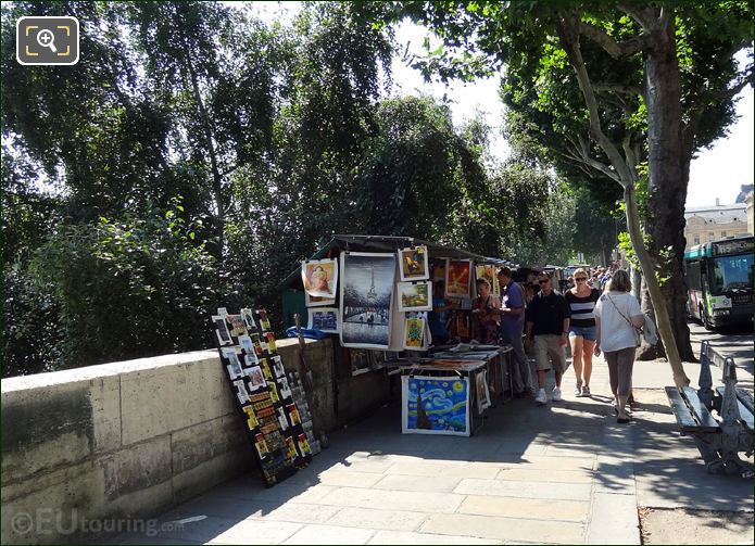 Bouquinistes along River Seine