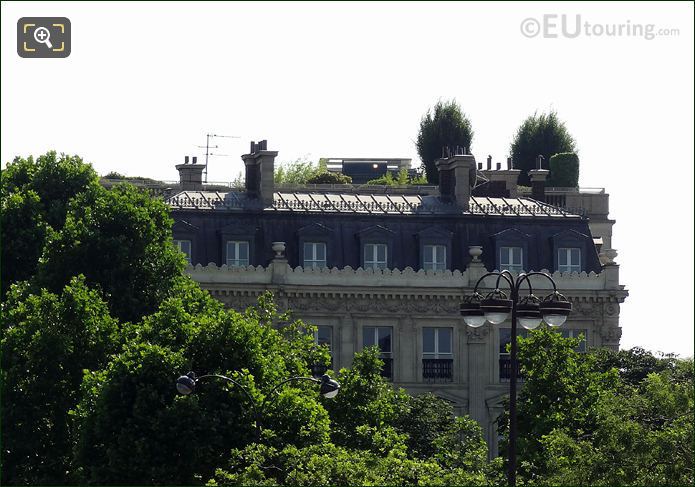 Roof top garden in Paris