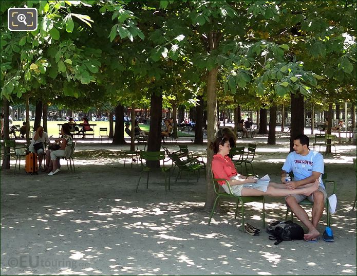 Tuileries Gardens seating