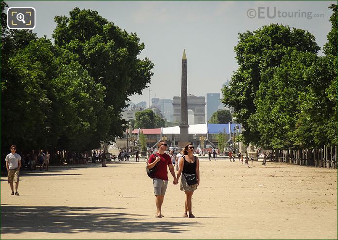 Tuileries Gardens romantic stroll