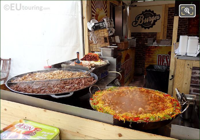 Quai Branly fast food outlet