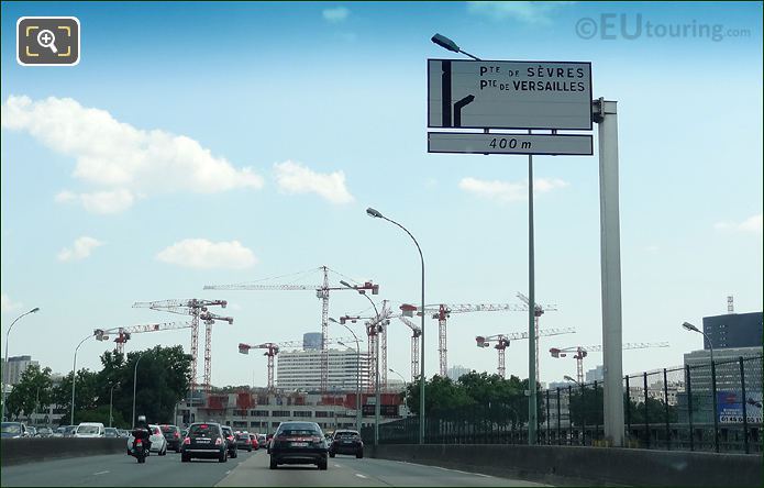 Paris tower cranes