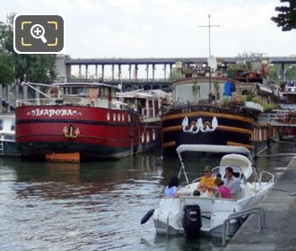 Houseboats in Paris