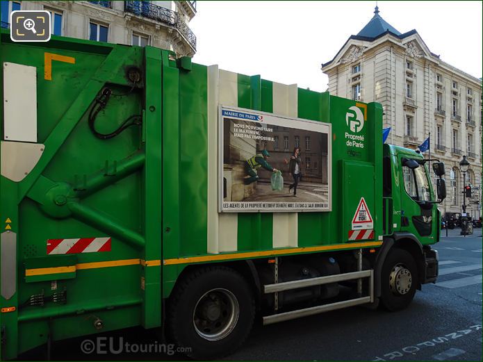 Paris Dustcart Poster The Agents of Cleanliness