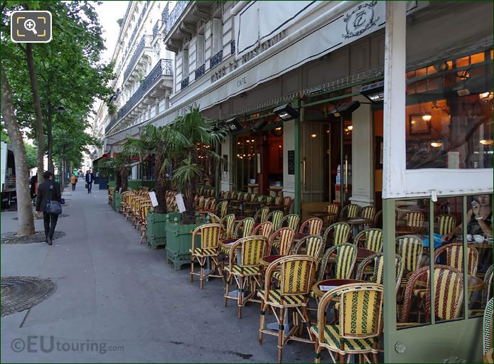West facade Cafe Le Rostand Paris