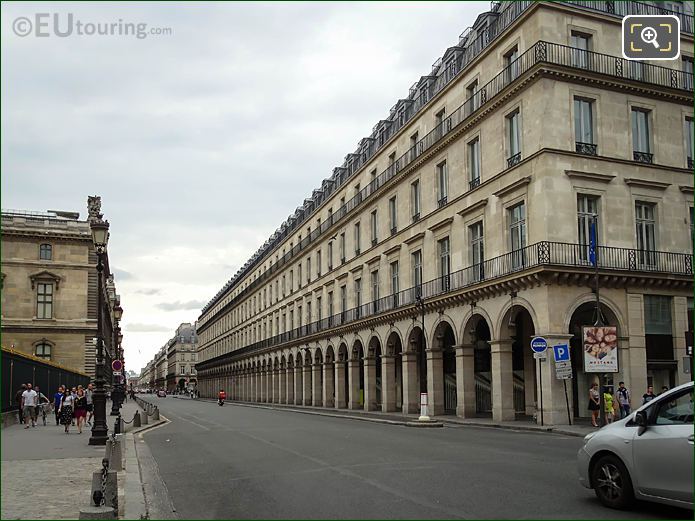 South facade Louvre des Antiquaires, Rue de Rivoli, Paris