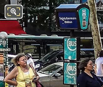 RATP Saint Germain Odeon bus stop