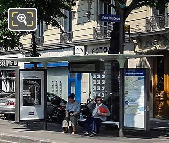 Paris Noctilien night bus N14 stop Avenue Denfert-Rochereau