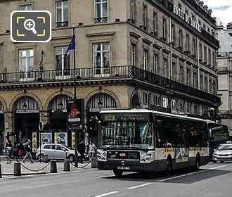 Paris RATP bus Hotel du Louvre
