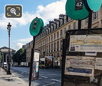 Paris Noctilien night bus stop Rue Royale