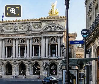 Paris Noctilien night bus stop Palais Garnier