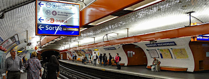 Paris Metro station