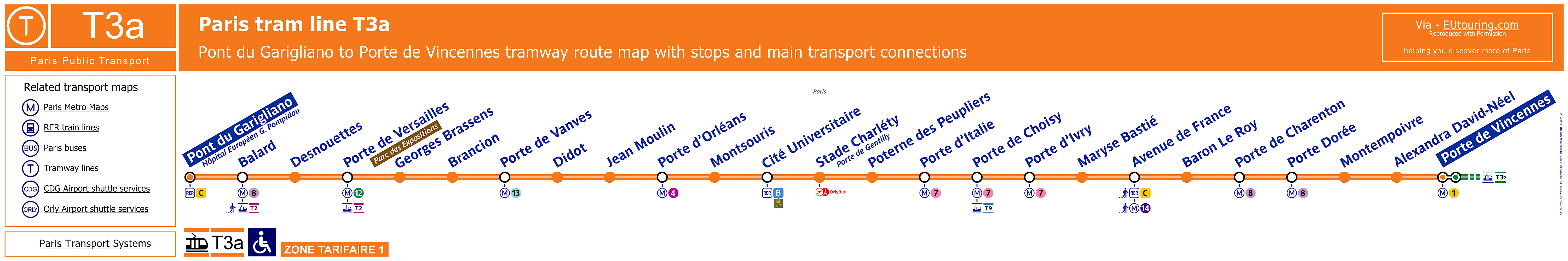 Paris Tram Maps And Timetables For Sncf And Ratp City Tramways | Images ...