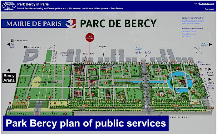 Park Bercy plan