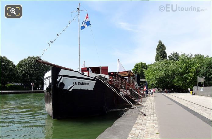 Peniche Cinema on Canal de l'Ourcq