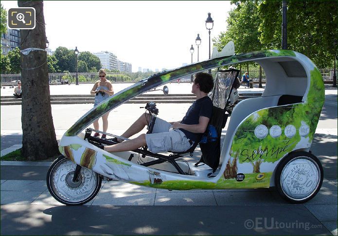 Place de la Bastille rickshaw