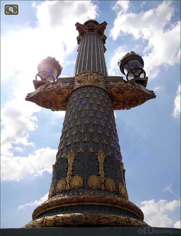 Place de la Concorde ornate lamp post
