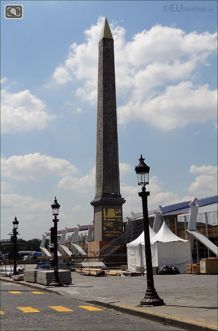 Place de la Concorde and oldest monument