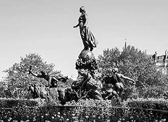 Statue at Place de la Nation