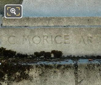 C Morice Architect inscribed on Raspail Monument