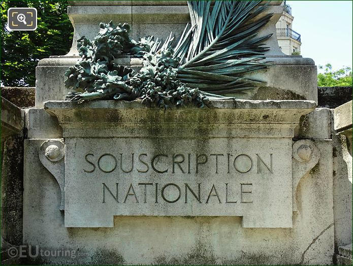 National Subscription on Raspail monument