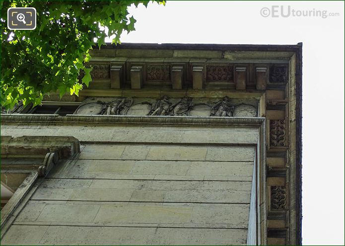 Friezes by Jean Guillaume Moitte on West Pavillon d'Octroi de Ledoux