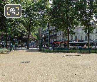 Square de l'Abbe Migne West entrance and garden area