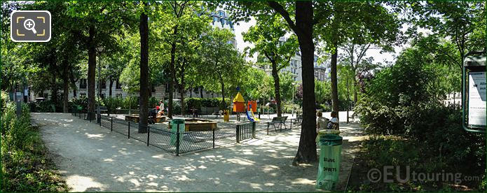 Panoramic photo of Square Georges Lamarque